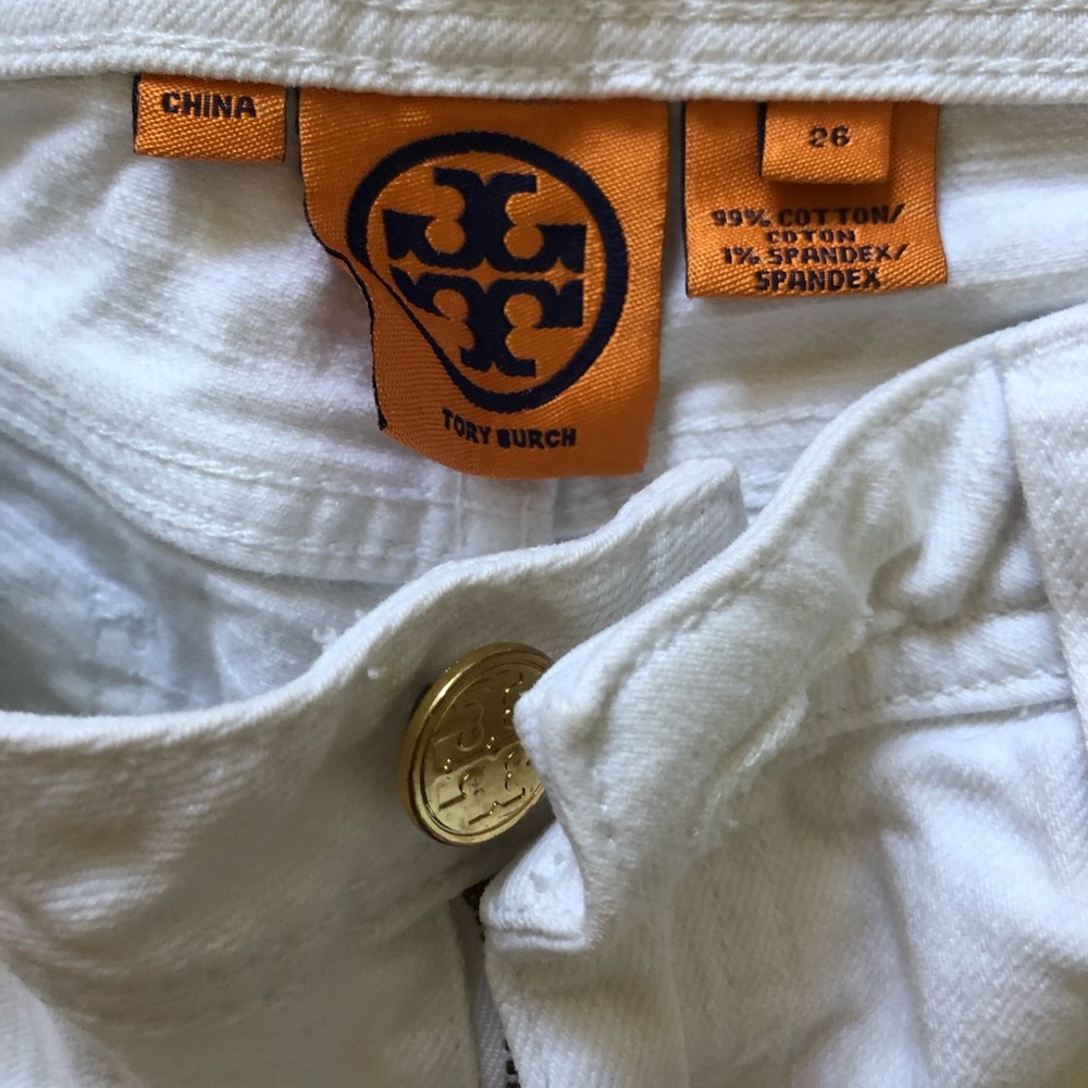Tory Burch White Jeans
